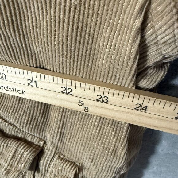 Buckle BKE 67 Trucker Jacket Men Large Corduroy Sherpa Lining Buttons Pockets - Picture 9 of 12